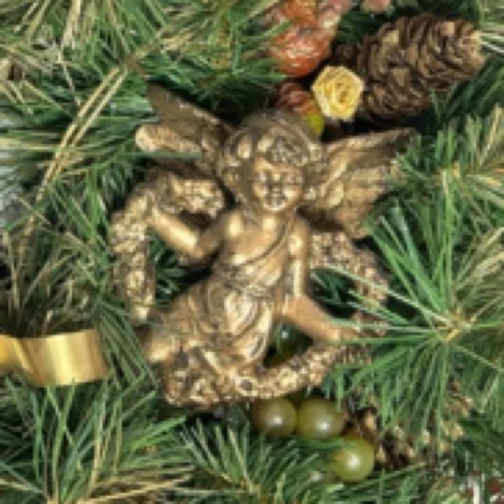 Victorian Angel Wreath Wall Door Table Centerpiece Holiday Décor Christmas